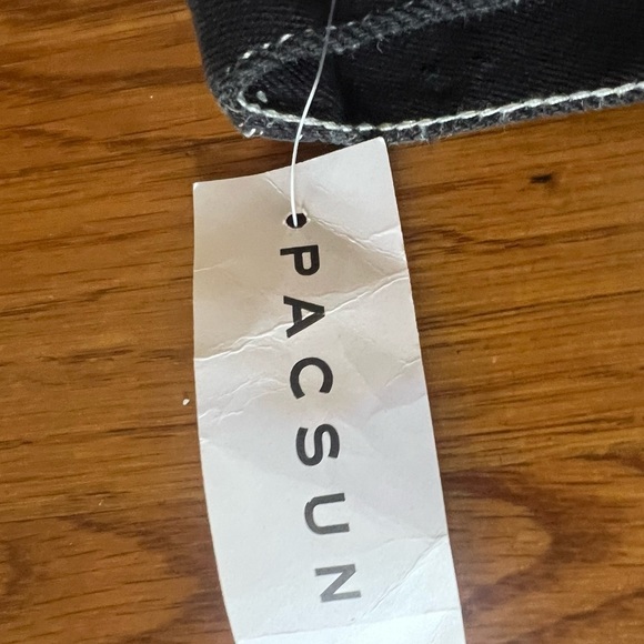 Pacsun flare NWT high-rise size 26 black with white stitching, no pockets - Picture 8 of 15